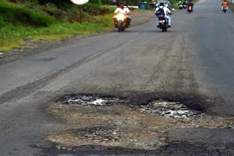 People are facing problem due to damage roads