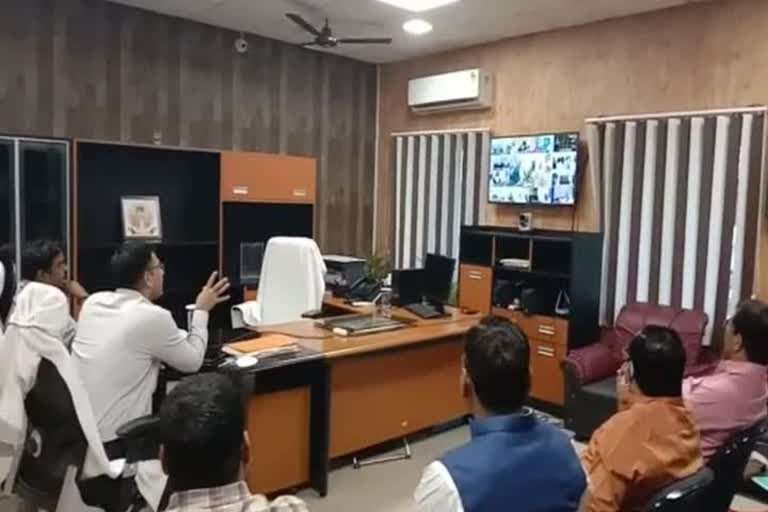 dm and sp held meeting with station incharge for chhath festival