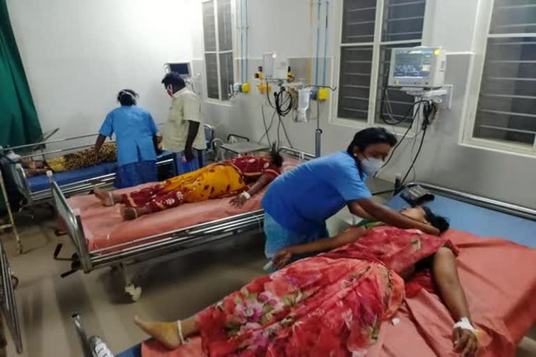 14 hospitalised after ammonia gas leak milk dairy unit in Andhra's Chittoor ammonia gas leak at milk dairy unit ammonia gas leak gas leak at milk dairy unit in Chittoor hospitalised ammonia milk dairy Chittoor ആശുപത്രിയിൽ ഡയറി പാൽ ഡയറി യൂണിറ്റിൽ അമോണിയ