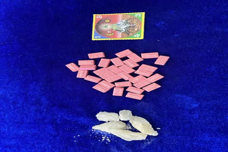 Seizure of drugs worth Rs. 6 lakhs smuggled