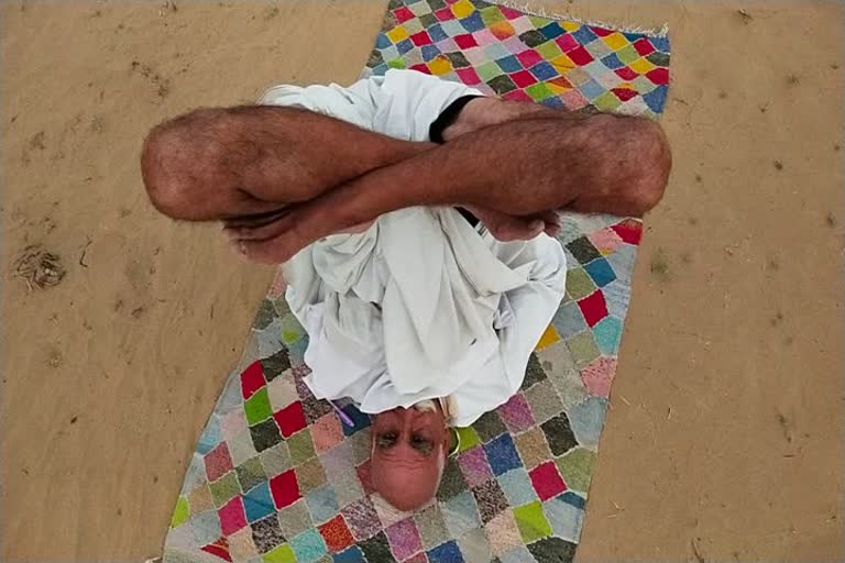 74-year-old man teaches yoga to villagers; to be awarded