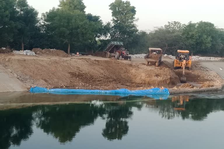 work started, Narmada canal, Jalore