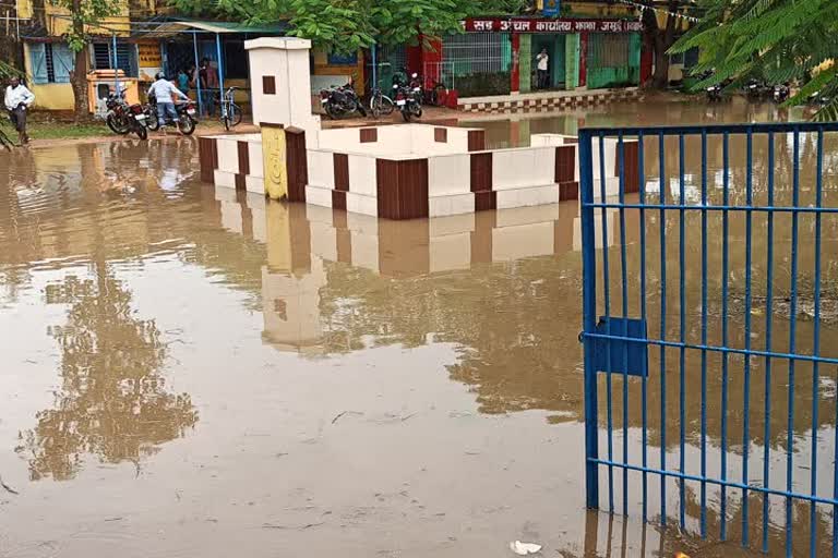 Water entered into homes