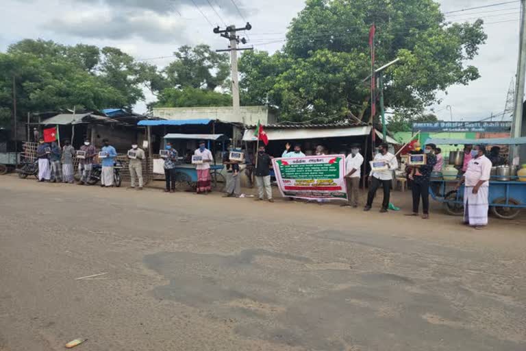 SDPI protest against central government