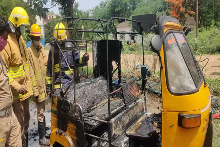 Chennai Auto fire