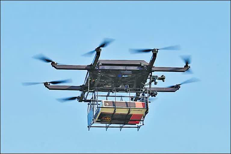 corona medicines supply through drones