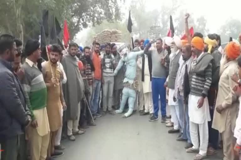 farmers protest in tohana