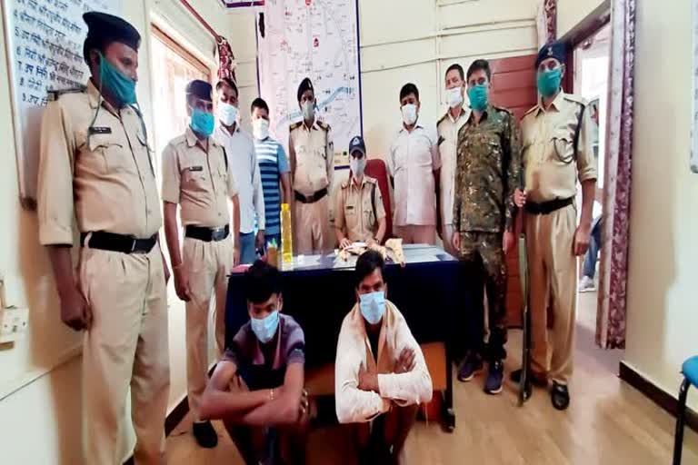 देहात थाना पुलिस ने पकड़े अवैध हथियार के साथ आरोपी