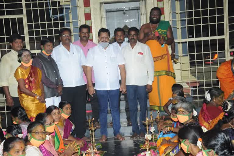 poojai For modi birthday in tiruvannamalai