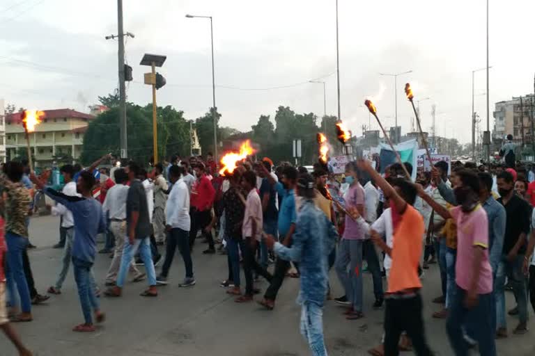 mashal torch procession.