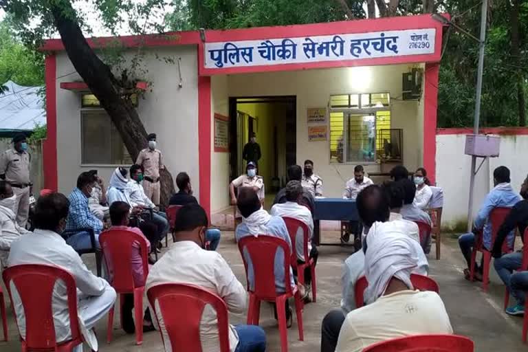 Shanti samiti meeting