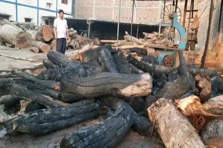 aara mill fire incident in land dispute in gopalganj