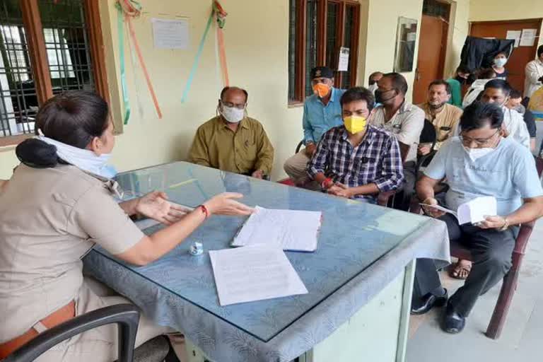 Peace committee meeting in Ganj police station