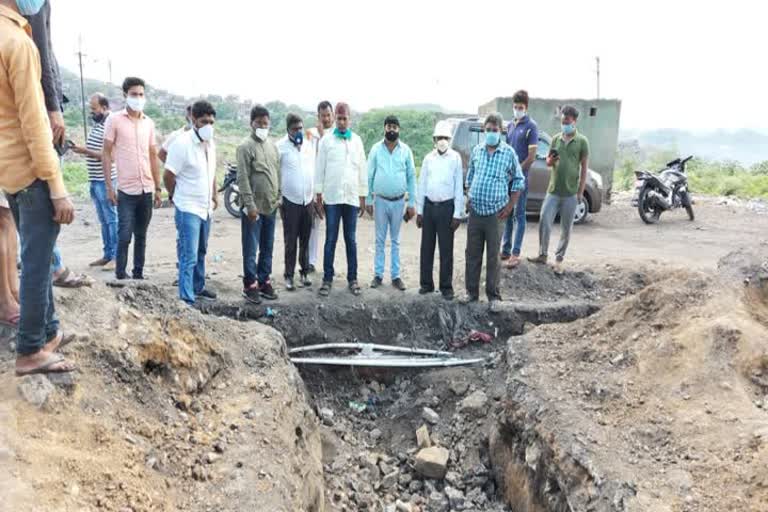 JMM leaders inspect Kenduadih colliery area in dhanbad