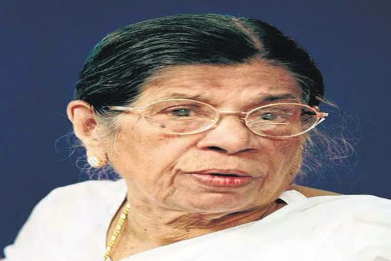 Veteran communist leader and former Kerala minister K R Gowriamma no more