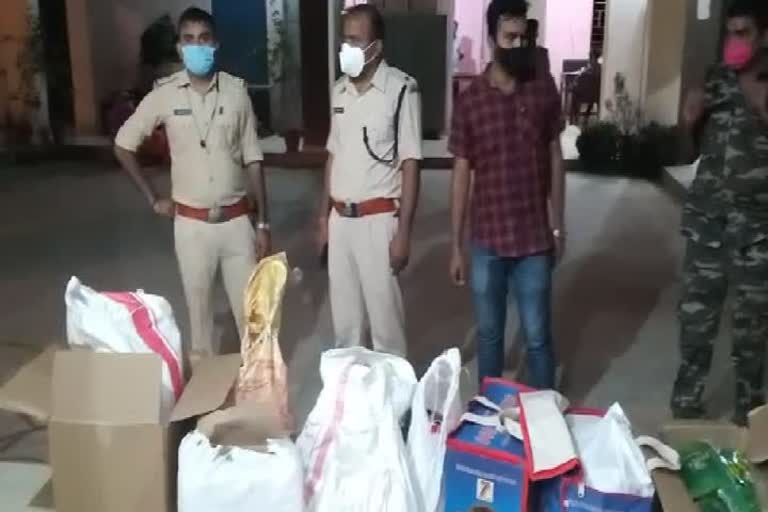 raid against banned tobacco product in Chaibasa