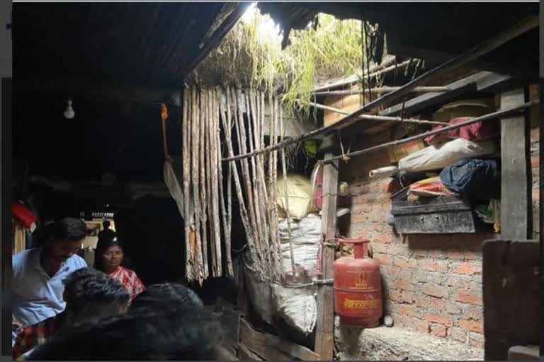 Home fell down due to heavy rain