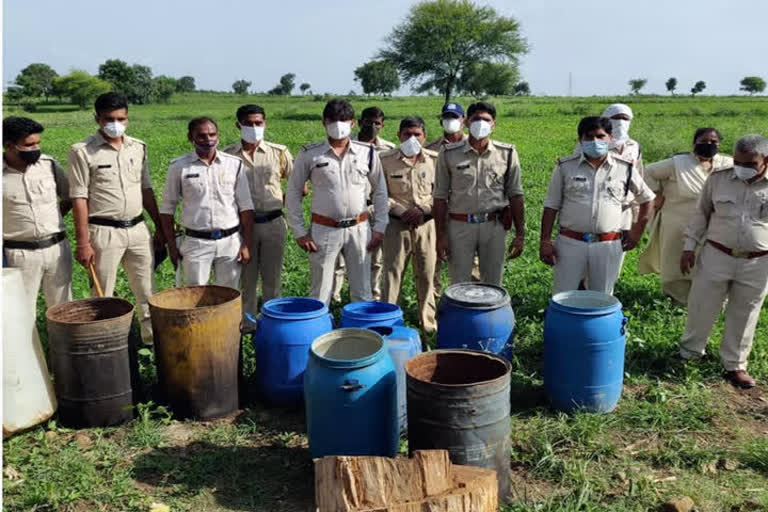 Excise department seized illegal liquor