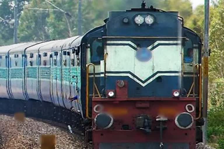 Train operation on Ara-Sasaram railway line