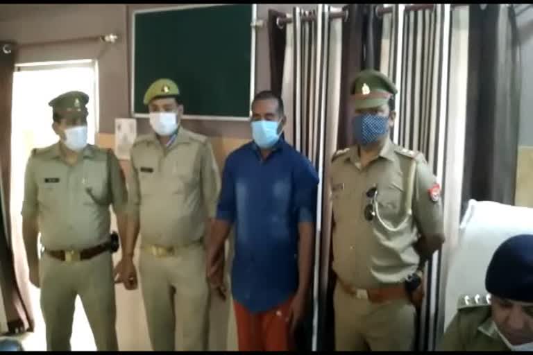 Police arrested 25 thousand rewarded crook in Muzaffarnagar