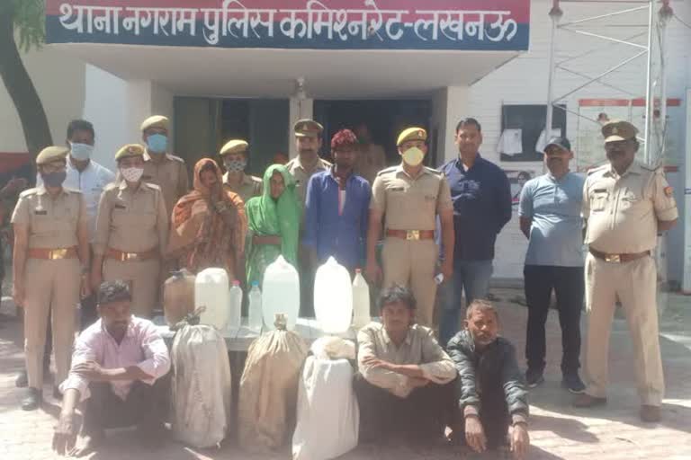 Nagram Police arrested six accused