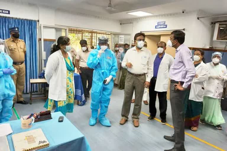 District Collector inspects government hospital