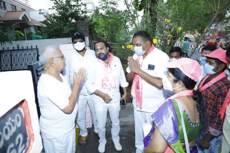 karimnagar mayor sunil rao election campaign, warangal elections 