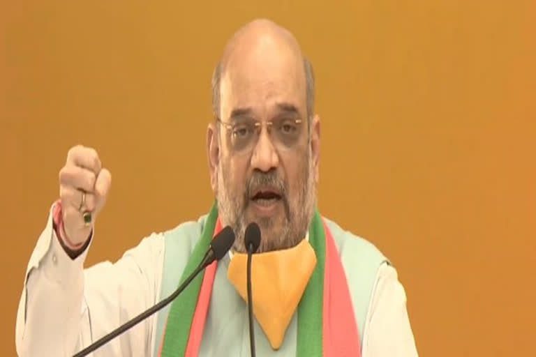 Amit Shah COVID-19 Shah on COVID-19 Indo China relations Rahul Gandhi BJP virtual rally பாஜக அமித்ஷா மோடி எல்லைப்பிரச்னை