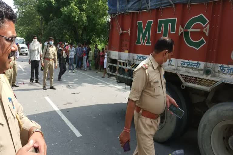 road accident in bahraich 