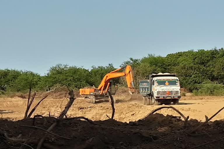 illegal excavation 