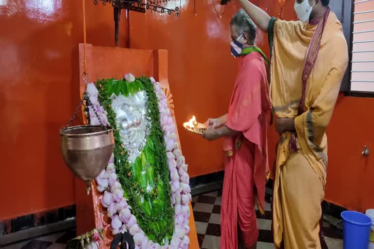 Hanuman Jayanti celebrations in Manthani town of Peddapalli district