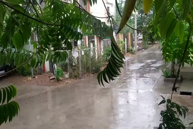 Rains in karimnager 