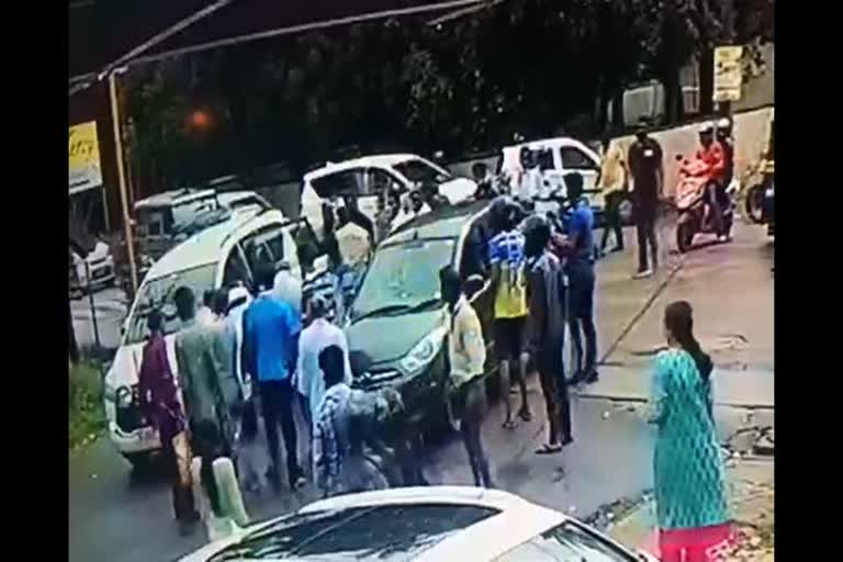  dragged for some distance: Terrible accident captured in CCTV