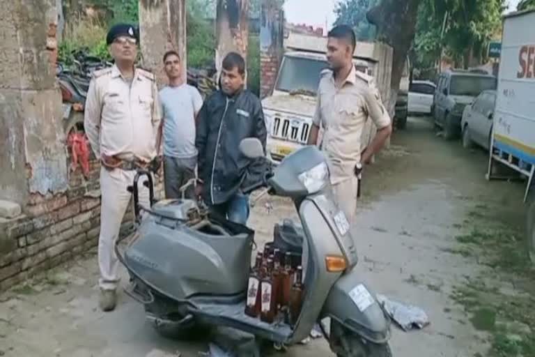 smuggler arrested with liquor