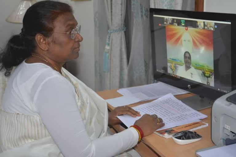 Governor took part online in prajapati Brahmakumari Divine University program