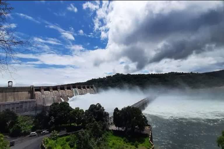 Open Gate of Gandhi Sagar Dam