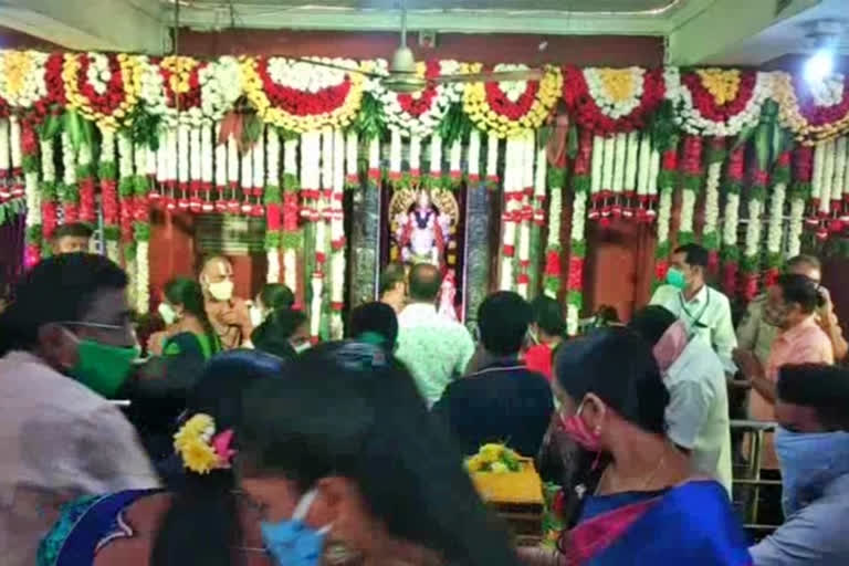 Mukkoti Ekadashi special pujas in janagama