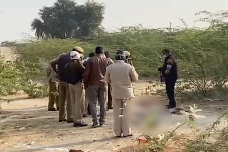 Auto driver murdered, Nagaur news