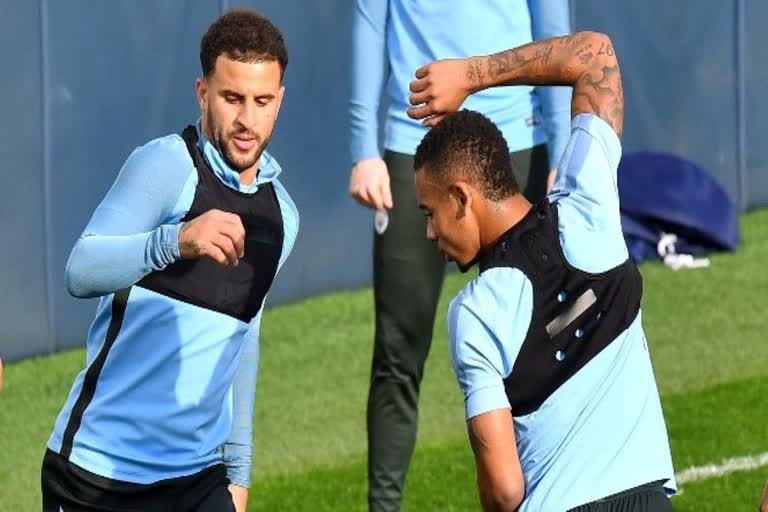 Gabriel Jesus and Kyle Walker