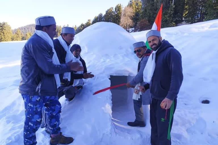 Snow Igloo in Kullu