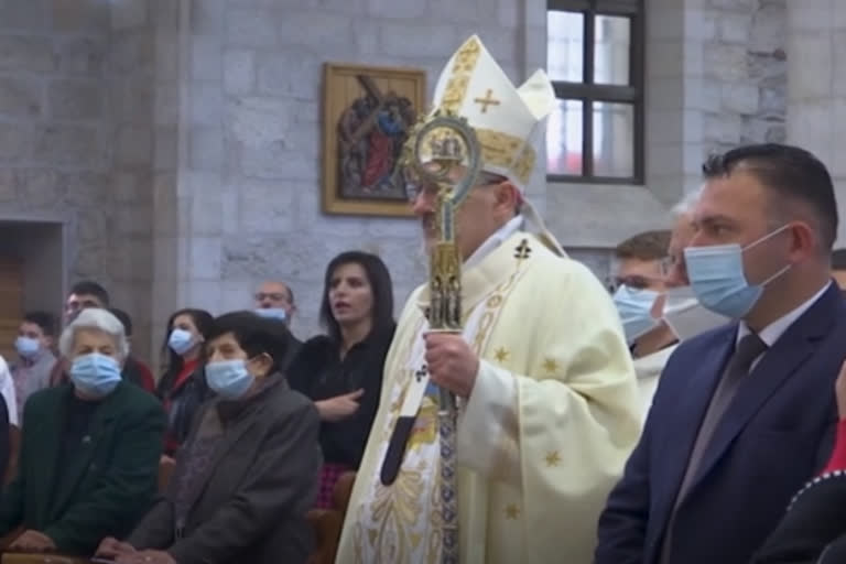 Archbishop Pizzaballa leads Xmas Mass in Bethlehem