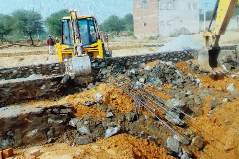 Jaipur Development Authority, JDA action against encroachment, अतिक्रमण को हटाया गया, Encroachment in jaipur