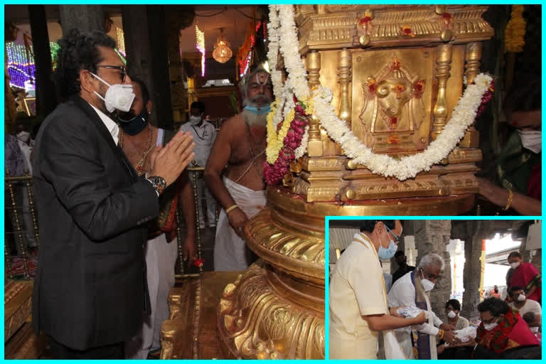 cji justice sharath arvind bobde visits tiruchanur padamavathi amman temple