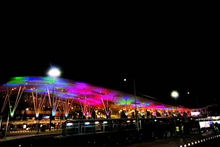 Christmas celebration in Kempegowda International Airport