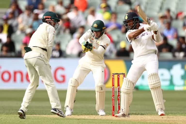 contest between India's batting and Australia's bowling