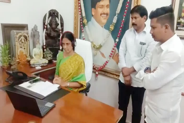 Minister Sabitha released the jyotirgamaya film at hyderabad