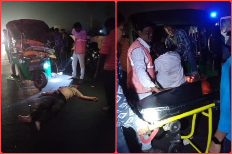 road accident at pedda autapalli in Krishna district