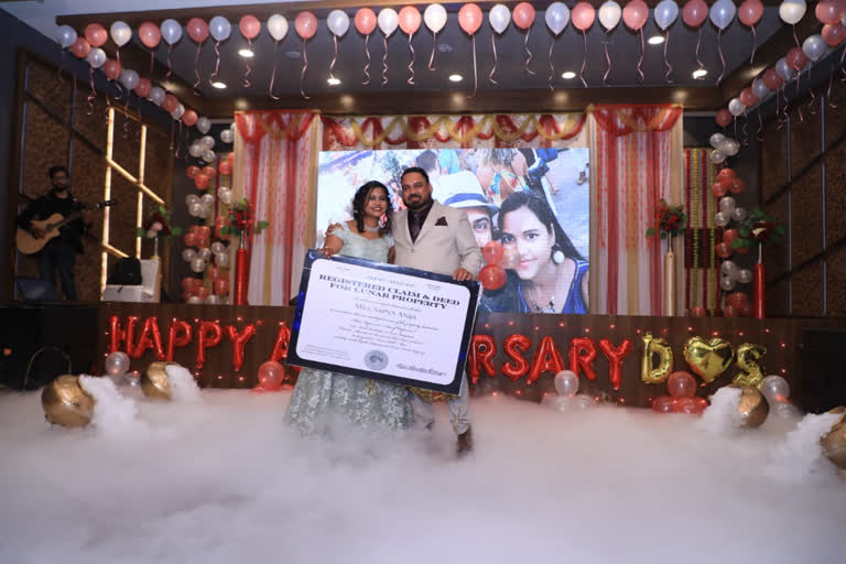 Rajasthan man gifts plot of land on Moon to wife on wedding anniversary