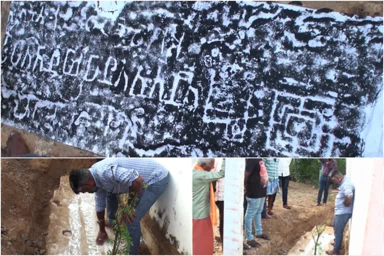 2000 year old Tamizhi inscription found  madhura  മധുര  പുരാവസ്‌തു ഗവേഷകർ  Archaeologist  തമിഴ് ശിലാലിഖിതം  Tamizhi inscription