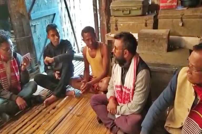 Majuli visit of MLA Rupjyoti Kurmi assam etv bharat news